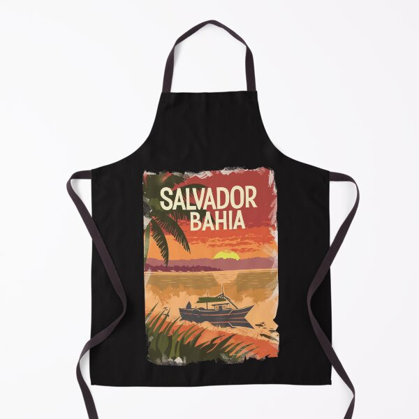 Item preview, A Vintage Travel Illustration of Salvador - Bahia - Brazil  designed and sold by GoodOldVintage.