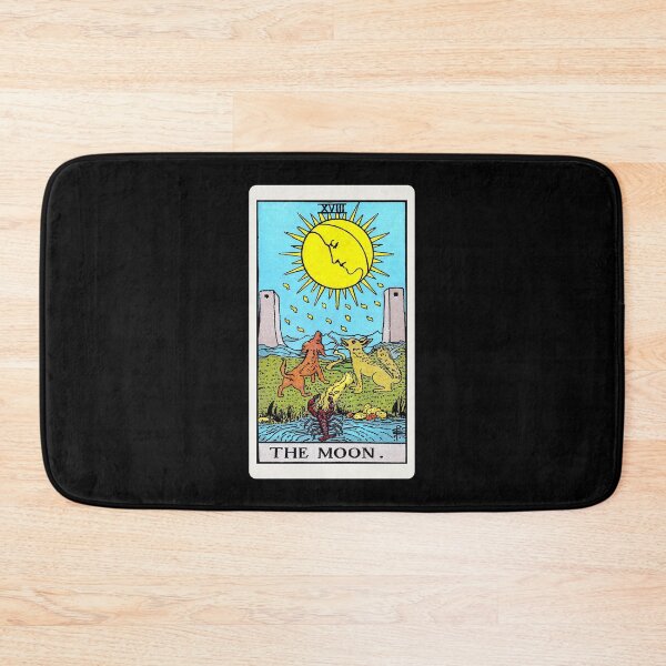 Item preview, Card #18 - The Moon - Rider Waite Smith Tarot designed and sold by ABSTRACT-IVISM.