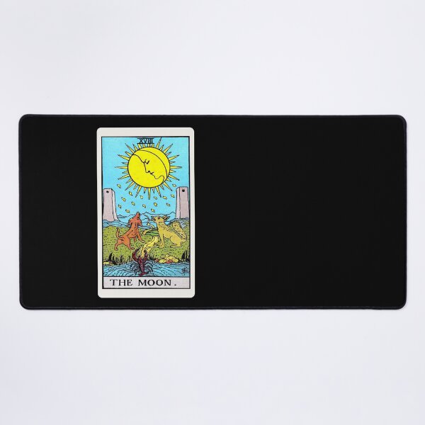 Item preview, Card #18 - The Moon - Rider Waite Smith Tarot designed and sold by ABSTRACT-IVISM.
