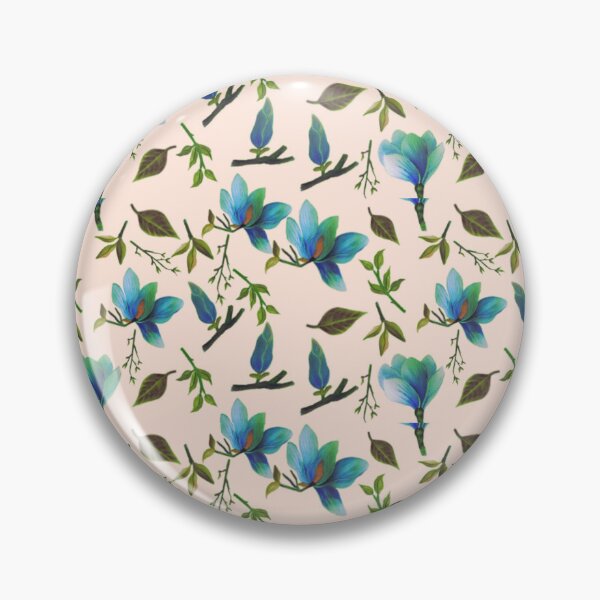 Item preview, Floral Pattern in Teal and Green designed and sold by Kriti Tiwari.