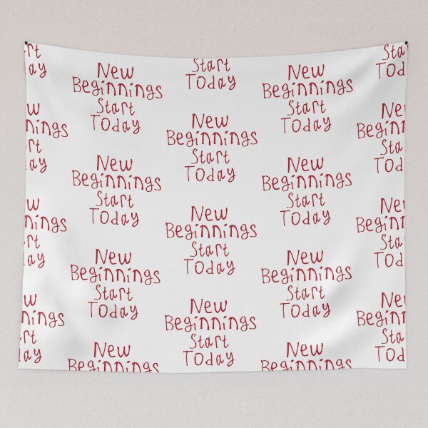 Item preview, New Beginnings Start Today designed and sold by kinpirks.