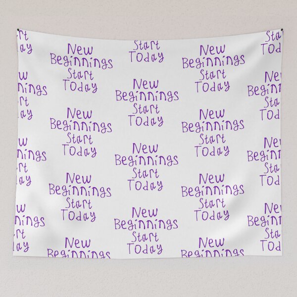 Item preview, New Beginnings Start Today designed and sold by kinpirks.