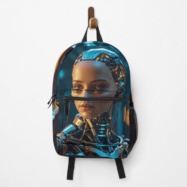 Item preview, scifi artificial intelligence humanoid robot cyborg with female face designed and sold by dimitrisbar.