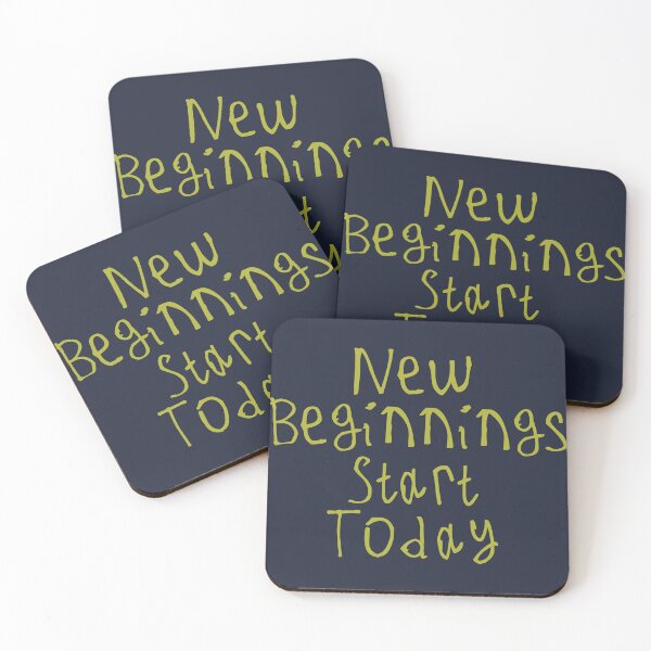 Item preview, New Beginnings Start Today designed and sold by kinpirks.