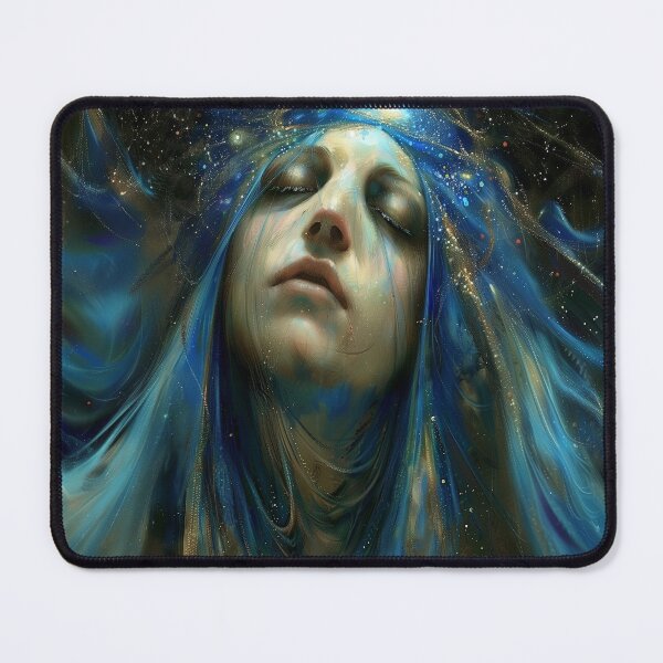 Item preview, Divine Mother Mary Visionary Art - Spiritual Trippy Design designed and sold by Mystikos Art.