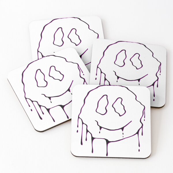 Item preview, Pink melting smiley  designed and sold by ashstash.
