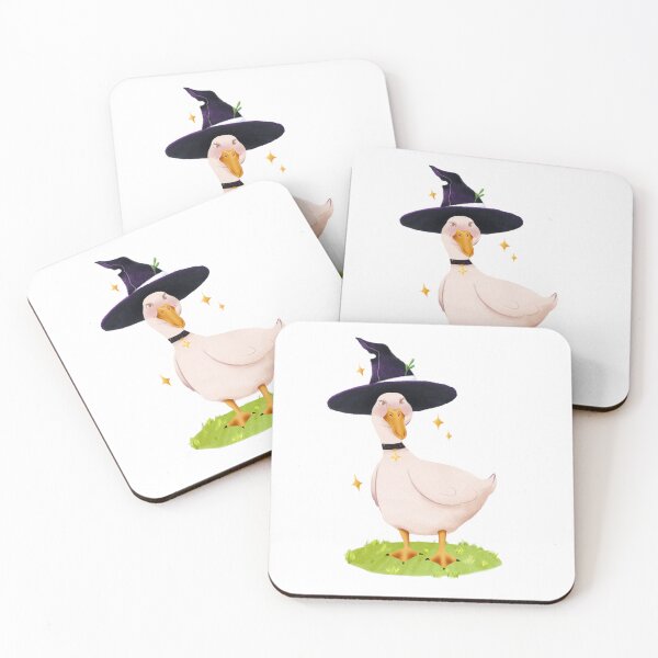 Item preview, Witch Duck Halloween Illustration designed and sold by SoykAart.