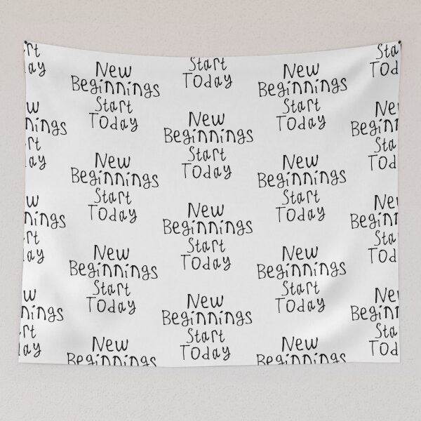 Item preview, New Beginnings Start Today designed and sold by kinpirks.