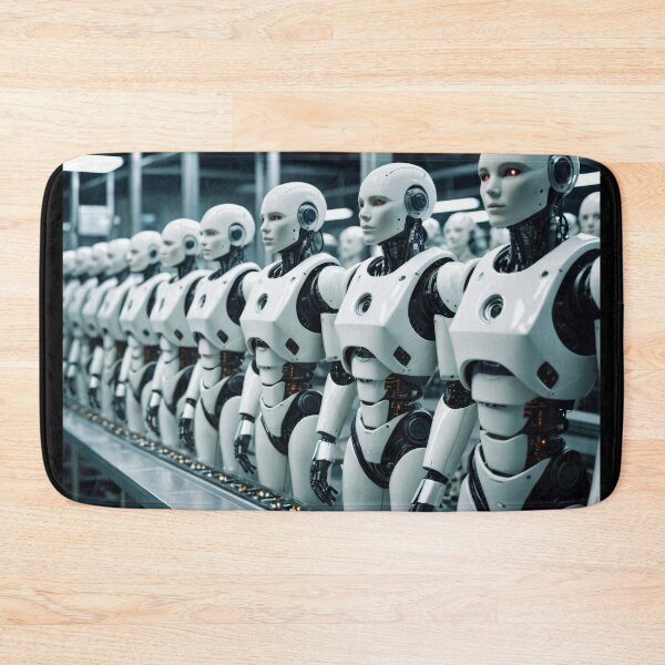 Item preview, humanoid robot factory cyborg scifi designed and sold by dimitrisbar.