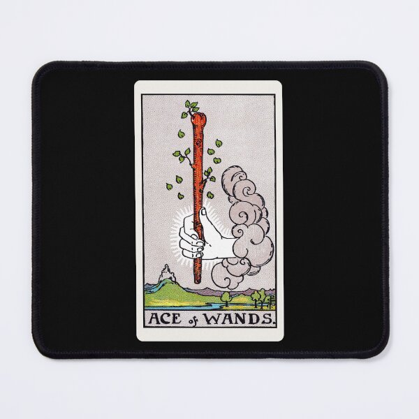 Item preview, Card #22 - Ace Of Wands - Rider Waite Smith Tarot designed and sold by ABSTRACT-IVISM.