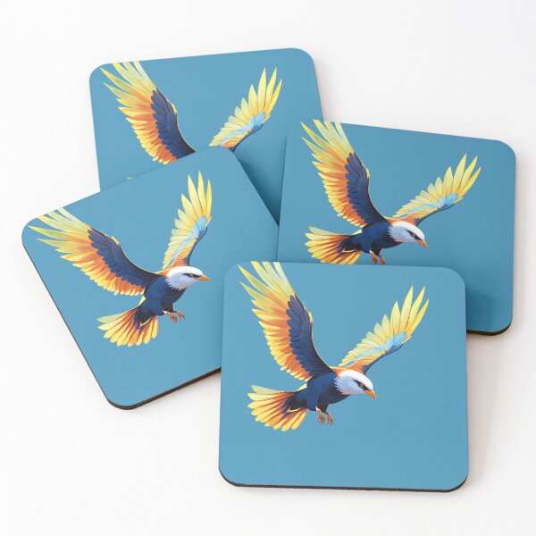 Item preview, Eagle In Flight, A Bird Soaring Freely In The Sky Representing Freedom And Boundless Possibilities  designed and sold by WATERDUST.