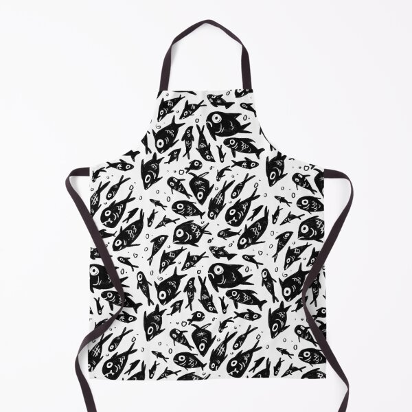 Item preview, Black Fish pattern designed and sold by Raccoondoodles.