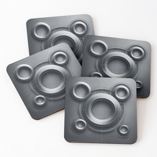 Item preview, Brushed Circles 9 designed and sold by Sybille-Yates.