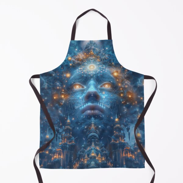 Item preview, DMT Fractal Psychedelic Face Art - Trippy Visionary Design designed and sold by Mystikos Art.