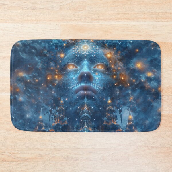Item preview, DMT Fractal Psychedelic Face Art - Trippy Visionary Design designed and sold by Mystikos Art.