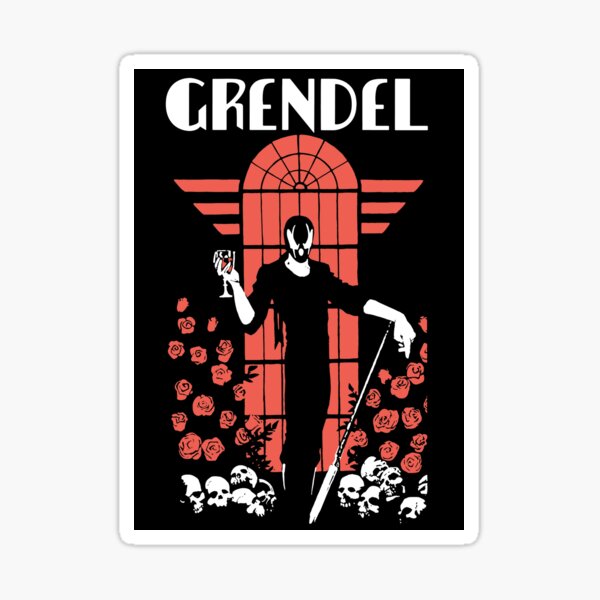 Item preview, Grendel Hunter Rose designed and sold by Happy Dystopia Prints.