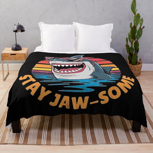 Item preview, Stay Jaw-Some - Shark designed and sold by Vicky021.
