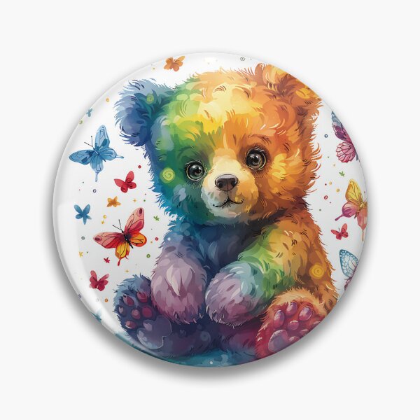 Item preview, Rainbow cute bear, Bear custom. designed and sold by CHOKCHAIVONGDEE.