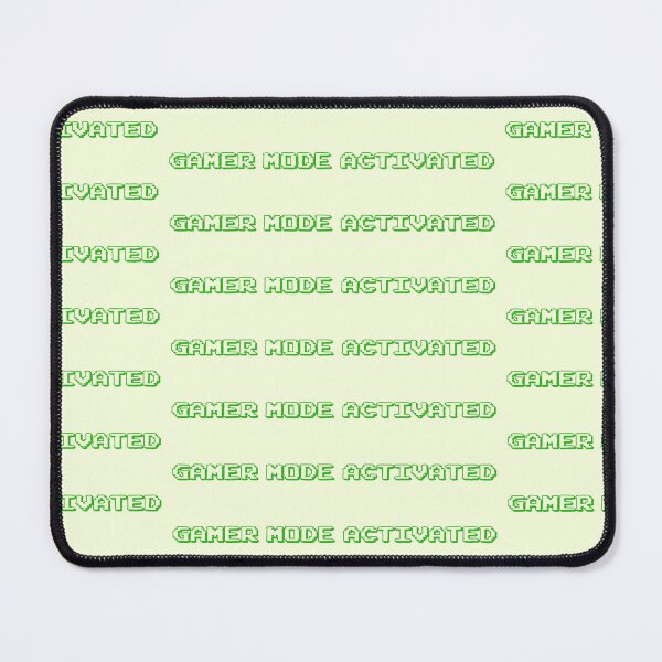 Item preview, Gamer Mode Activated - Green Typography designed and sold by MagnoliaLamb.
