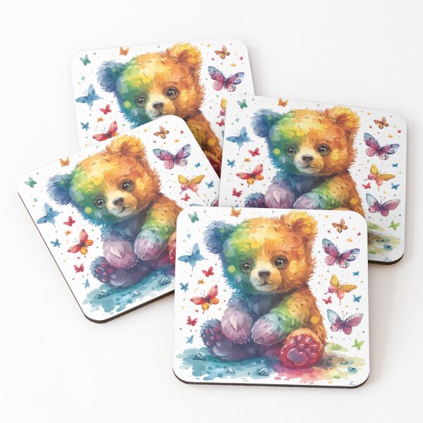 Item preview, Rainbow cute bear, Bear custom. designed and sold by CHOKCHAIVONGDEE.
