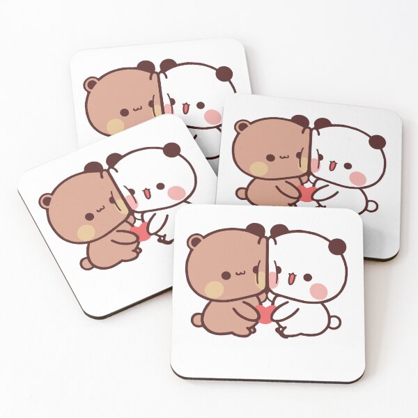 Item preview, Bubu Dudu Heart Duo love  designed and sold by ThePurplePrints.