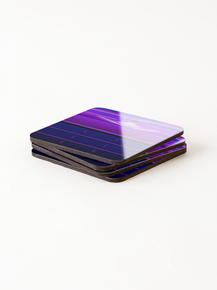 Thumbnail 4 of 5, Coasters (Set of 4), Purple moon  designed and sold by Rialance9.