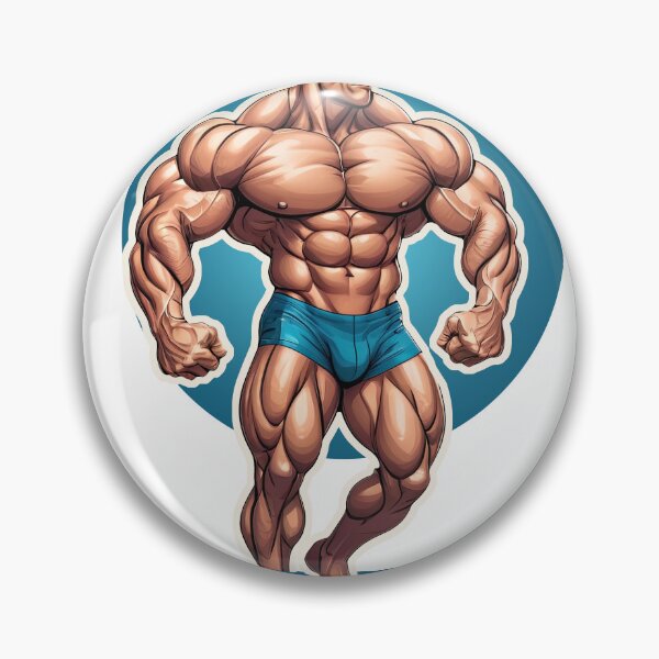 Item preview, New Series: Bodybuilder Sticker #5 designed and sold by ForeverPrintsOK.