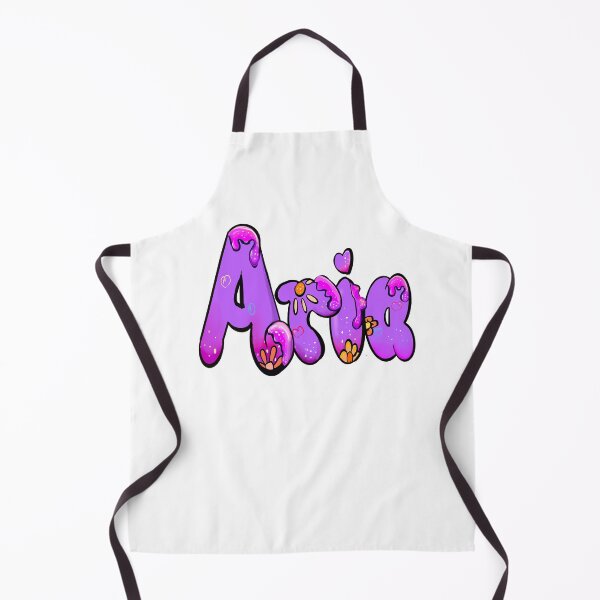 Item preview, Aria popular girls name woman women’s first name in purple drip calligraphy Aria designed and sold by Artonmytee.