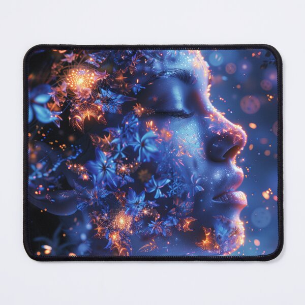 Item preview, DMT Fractal Goddess Fantasy Art - Trippy Visionary Design designed and sold by Mystikos Art.