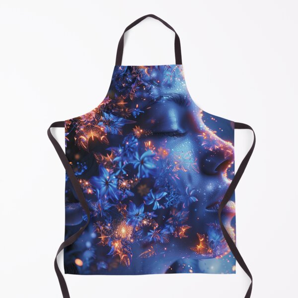 Item preview, DMT Fractal Goddess Fantasy Art - Trippy Visionary Design designed and sold by Mystikos Art.