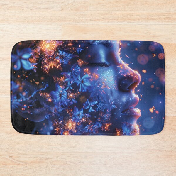 Item preview, DMT Fractal Goddess Fantasy Art - Trippy Visionary Design designed and sold by Mystikos Art.