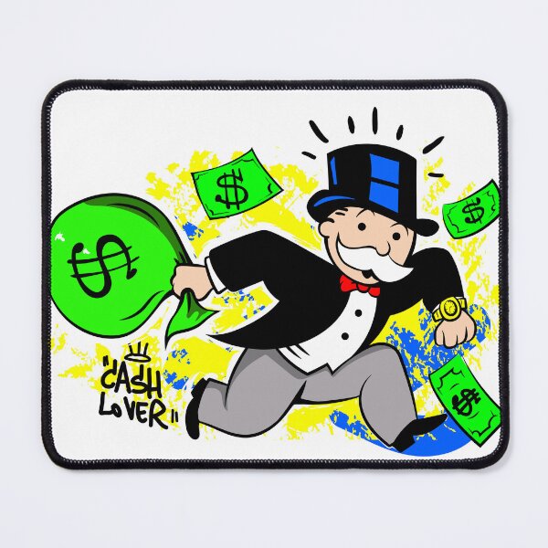 Item preview, Monopoly Man Running holding $ money designed and sold by DonVivaldo.
