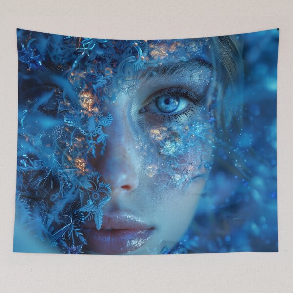 Item preview, Winter Goddess Fantasy Art  designed and sold by Mystikos Art.