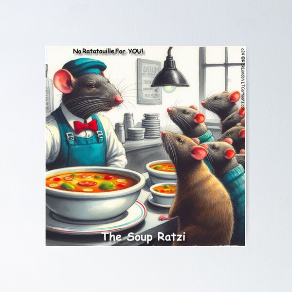 Item preview, No Ratatouille For You The Soup Ratzi designed and sold by Rick London Gifts.