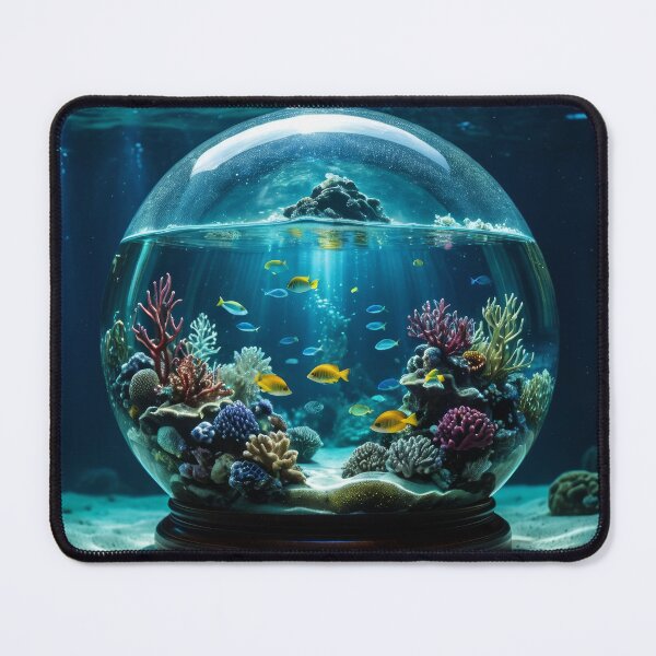 Item preview, underwater sea life in a glass globe designed and sold by dimitrisbar.