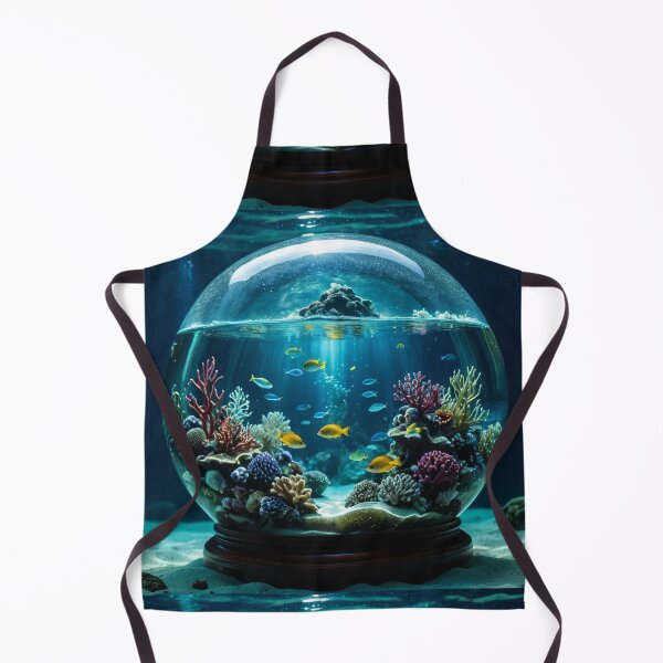 Item preview, underwater sea life in a glass globe designed and sold by dimitrisbar.