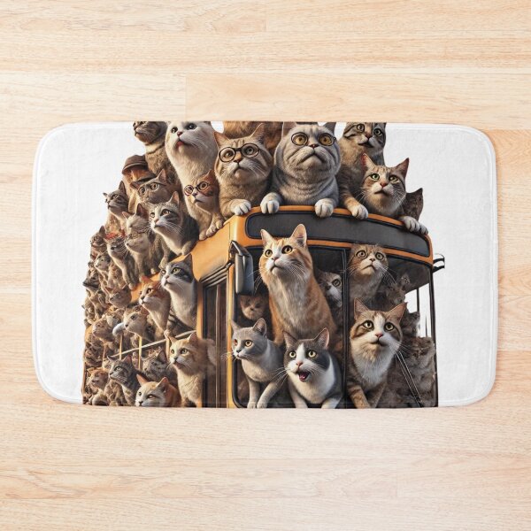 Item preview, Crowded cat bus designed and sold by Catsmoment.