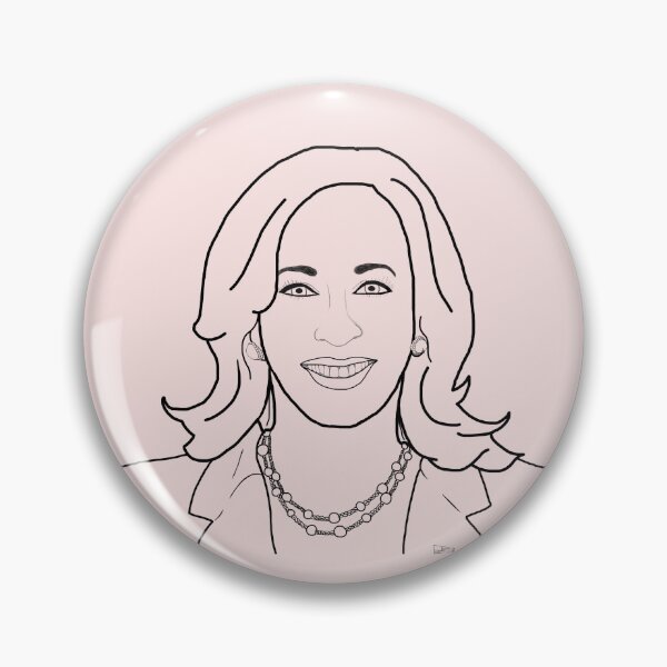 Item preview, Esquema dibujado a mano de Kamala Harris designed and sold by Maddy Jezerski.
