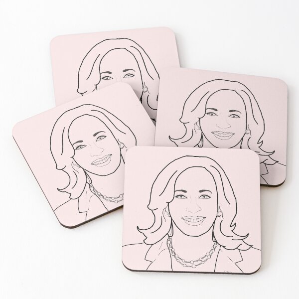 Item preview, Kamala Harris Hand Drawn Outline designed and sold by Maddy Jezerski.
