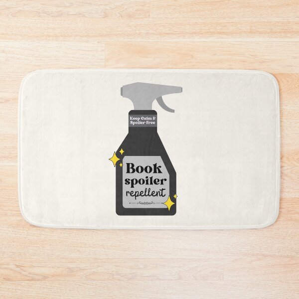 Item preview, Book spoiler repellent - black spray bottle designed and sold by Neadoodles.