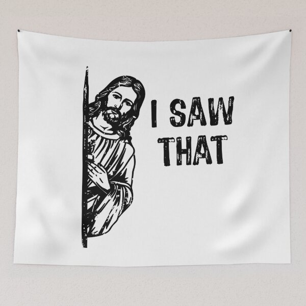 Item preview, I Saw That Jesus Christ Christianity Fun Christian designed and sold by NUMAcreations.