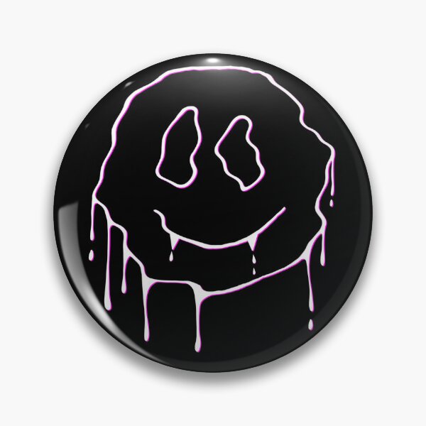Item preview, Pink and white melting smiley  designed and sold by ashstash.