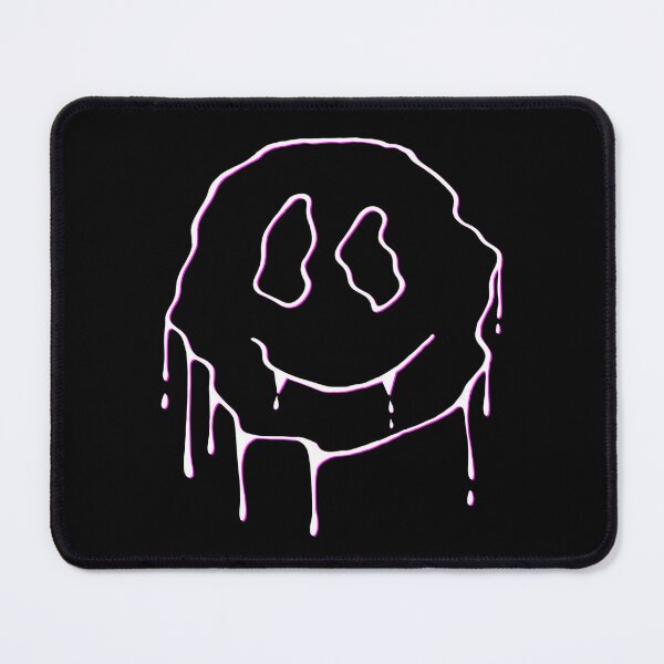 Item preview, Pink and white melting smiley  designed and sold by ashstash.