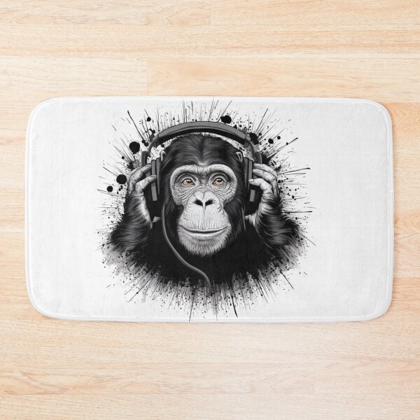 Item preview, Chimpanzee Appreciating Good Music designed and sold by PolygonPinnacle.
