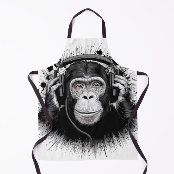 Item preview, Chimpanzee Appreciating Good Music designed and sold by PolygonPinnacle.