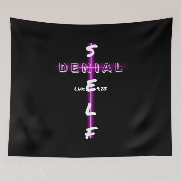 Item preview, Neon Faith: Embrace Self-Denial Luke 9:23 designed and sold by jglobal360.