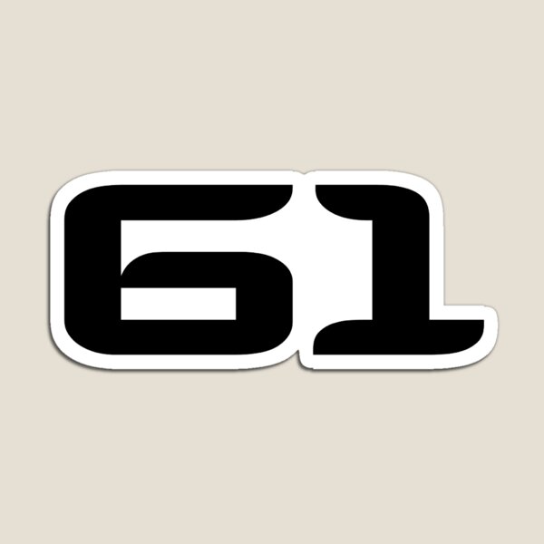 Item preview, 61, sixty-one, black, couter strike designed and sold by Numbers-Art.