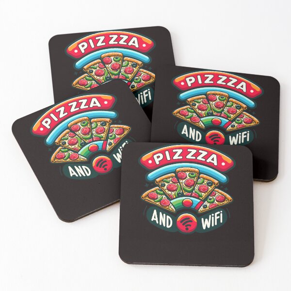 Artikelvorschau, Lustiger Pizza- und WLAN-Liebhaber entworfen und verkauft von Logiamerch.