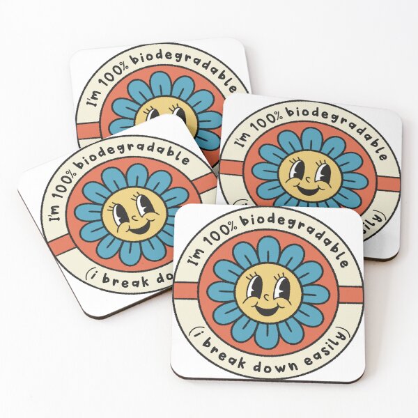 Item preview, Funny Relatable Sticker Flower 100% Biodegradable  designed and sold by addieixmarie.