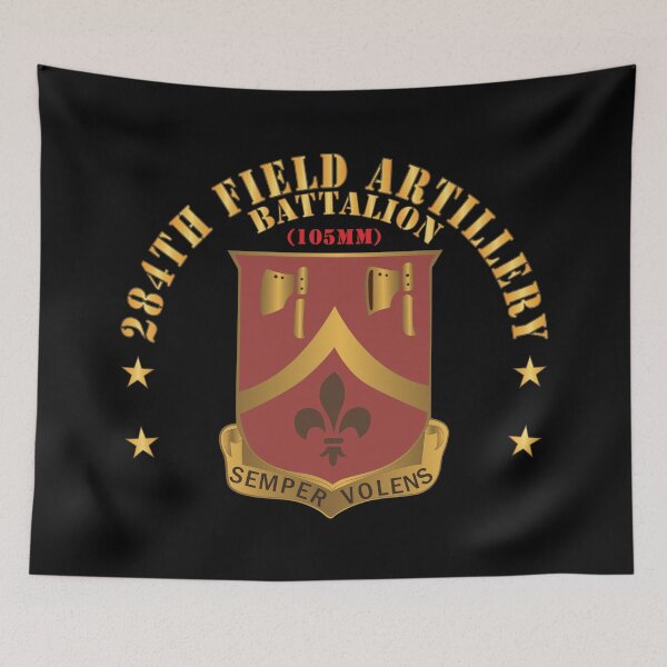 Item preview, DUI - 284th Field Artillery Battalion - DUI - with Txt designed and sold by Military Insignia Products.